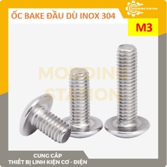 Ốc Bake đầu dù inox 304  size M3x30