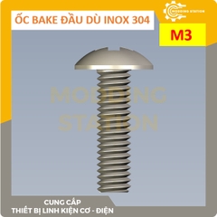 Ốc Bake đầu dù inox 304  size M3x40