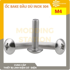 Ốc Bake đầu dù inox 304  size M4x40