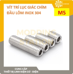 Vít trí lục giác chìm đầu lõm inox 304 size M5x25