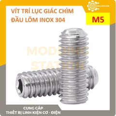 Vít trí lục giác chìm đầu lõm inox 304 size M5x25