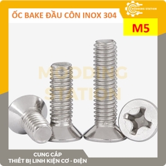 Ốc Bake đầu dù inox 304  size M5x40
