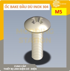 Ốc Bake đầu dù inox 304  size M5x20
