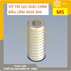 Vít trí lục giác chìm đầu lõm inox 304 size M5x25