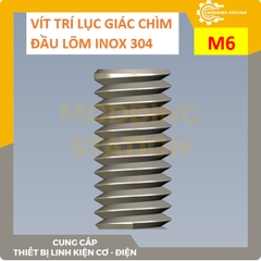 Vít trí lục giác chìm đầu lõm inox 304 size M6x5