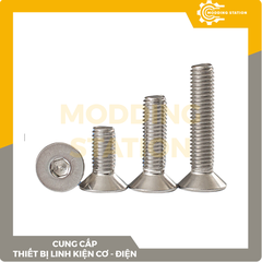 Ốc Lục giác đầu côn inox 304 size M1.6x10