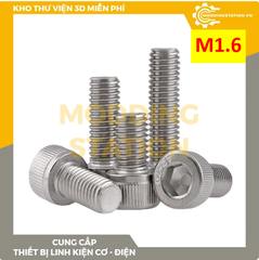 Ốc Lục giác đầu trụ inox 304 size M1.6x10