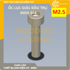 Ốc Lục giác đầu trụ inox 304 size M2.5x16