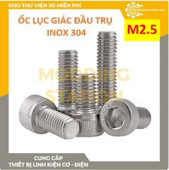 Ốc Lục giác đầu trụ inox 304 size M2.5x16
