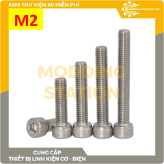 Ốc Lục giác đầu trụ inox 304 size M2x16