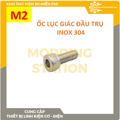 Ốc Lục giác đầu trụ inox 304 size M2x30