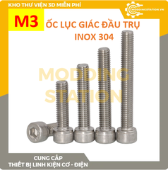 Ốc Lục giác đầu trụ inox 304 size M3x16