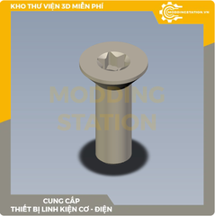 Ốc Lục giác đầu côn bông mai hoa thị inox 304 size M3x18