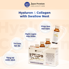 Nước uống Collagen Yến Fine Japan Premium with Swallow's Nest (Hộp 10 chai x 50ml)