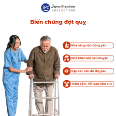 Viên uống Chống Đột Quỵ Natto Kinase Nhật Bản (Hoạt huyết dưỡng não) - Fine Japan (Hộp 300 Viên)