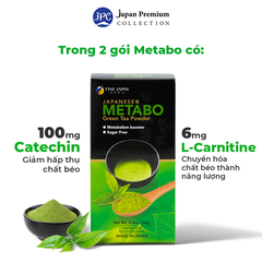 Trà hỗ trợ giảm cân Fine Japan Metabo Green Tea (Hộp 30 gói)