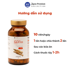 Viên uống Chống Đột Quỵ Natto Kinase Nhật Bản (Hoạt huyết dưỡng não) - Fine Japan (Hộp 300 Viên)