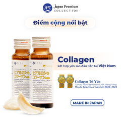 Nước uống Collagen Yến Fine Japan Premium with Swallow's Nest (Hộp 10 chai x 50ml)