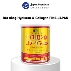 Bột uống Hyaluron & Collagen FINE JAPAN hạn chế lão hóa da, giúp mịn và hỗ trợ trắng da 196g