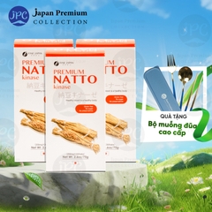 Combo 3 Natto Hỗ Trợ Giảm Cholesterol, Giảm Huyết Khối - Fine Japan Natto Kinase 2000FU 300 Viên