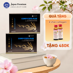 Combo 2 Nước Uống Đông Trùng Hạ Thảo Nhật Bản - Fine Japan Cordyceps Plus Hộp 10 Chai x 50ml