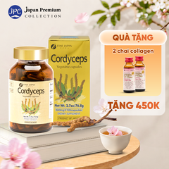 Fine Japan Cordyceps – Đông trùng hạ thảo (640mg x 120 viên)