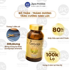 Combo 2 Đông Trùng Hạ Thảo Nhật Bản, Bổ Phổi, Tăng Cường Sức Khỏe - Fine Japan Cordyceps 120 Viên
