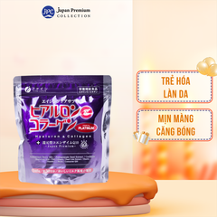 Bột Uống Hyaluron & Collagen + Ubiquinol Platinum hạn chế lão hóa da, giúp mịn và trắng da FINE JAPAN (240gr)