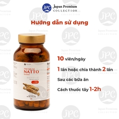 Combo 3 Natto Hỗ Trợ Giảm Cholesterol, Giảm Huyết Khối - Fine Japan Natto Kinase 2000FU 300 Viên
