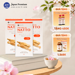 Combo 3 Natto Hỗ Trợ Giảm Cholesterol, Giảm Huyết Khối - Fine Japan Natto Kinase 2000FU 300 Viên