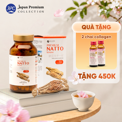 Viên uống Hỗ trợ phòng ngừa nguy cơ Đột Quỵ Natto Kinase Nhật Bản (Hoạt huyết dưỡng não) - Fine Japan (Hộp 300 Viên)