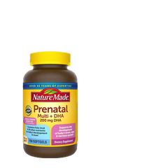 Viên Uống Bổ Sung Vitamin và DHA Mẹ Bầu Nature Made Prenatal Multi DHA 200mg - Mỹ (150 viên) - Bổ sung vitamin, canxi cho mẹ và bé