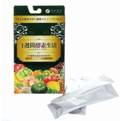 Nước cốt hỗ trợ tiêu hoá từ 45 loại hoa quả và rau củ 1 WEEK ENZYM LIFE - Fine Japan (105g)