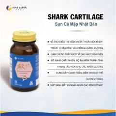 Viên uống bổ xương khớp Fine Japan Shark Cartilage 520 viên