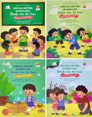 Combo 4 quyển giáo dục giới tính và nhân cách dành cho bé trai  từ 5 đến 12 tuổi
