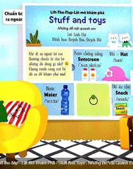 Lift the flap - lật mở khám phá - những đồ vật quanh em.