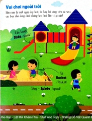 Lift the flap - lật mở khám phá - những đồ vật quanh em.