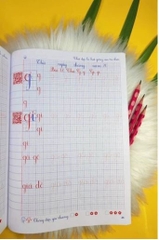 Vở ô li luyện viết tăng cường.