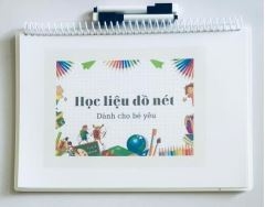 Học liệu đồ nét dành cho bé yêu.