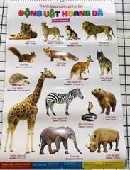 Tranh treo tường cho bé - 6 tờ 14 chủ đề