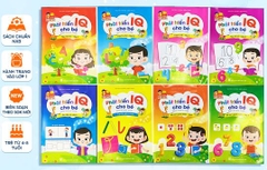 Phát triển IQ cho bé 4-5 tuổi (Túi 8 quyển)