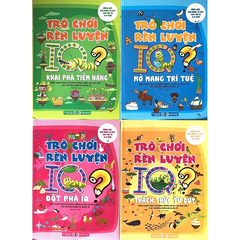 Combo Trò Chơi Rèn Luyện IQ (Trọn Bộ 4 Cuốn)