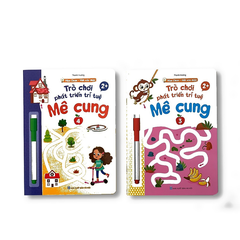 Combo 4 quyển Mê cung - viết xóa được.