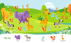 Combo 4 quyển trò chơi nối số và tìm kiếm thông minh.