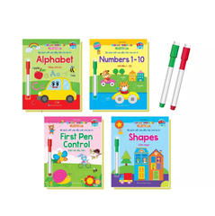 Combo 4 quyển viết xóa song ngữ Anh Việt đầu tiên cho bé.