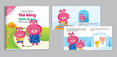 Combo (bộ 5 cuốn) Ehon Kỹ Năng Sống Thỏ Bông