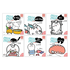 Combo 6 quyển Ehon Miu Miu tự lập