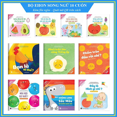 Combo 10 quyển Ehon nuôi dưỡng tâm hồn bé 0 - 6 tuổi.
