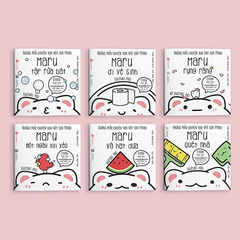 Combo 6 quyển Ehon những câu chuyện vụn vặt của Maru.