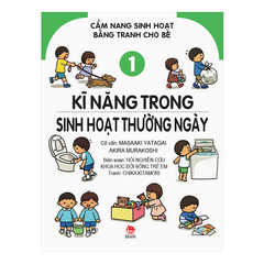 Combo 4 quyển cẩm nang sinh hoạt bằng tranh cho bé.